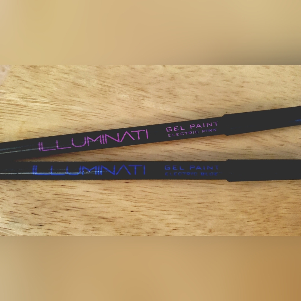 New Illuminati Gel Paint Liners In Electric Pink & Electric Blue